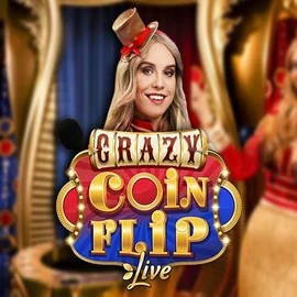 Enjoy Crazy Coin Flip by Evolution – logo hosted on lizaroscasino-fr.com