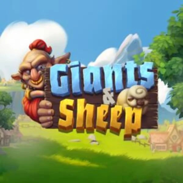 Official Slots logo: Giants and Sheep by Relax Gaming at Lizaro Casino