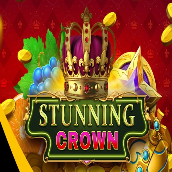 Stunning Crown online game logo by BF Games on lizaroscasino-fr.com